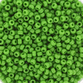 Creabead miyuki beads Miyuki seed beads 11/0 - opaque green 411