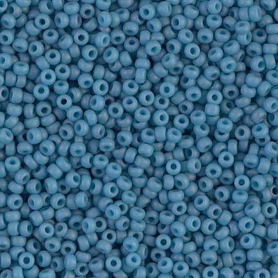 Creabead miyuki beads Miyuki seed beads 11/0 - opaque matte luster pale denim 2074