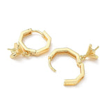 Creol kantet til top/anboret perle, forgyldt langtidsholdbar Messing (26mm) - Uniq Perler - 115687