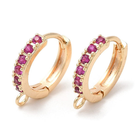 Creol Med Farvet Zirkonia Sten – 18K Forgyldt (14,5mm) - Uniq Perler - 1111489984