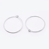 Creoler i 925 Sterling Sølv (20mm) - Uniq Perler - 116032