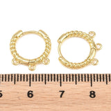 Creoler Med 3 Øjne – 18K Langtidsholdbar Forgyldt Messing (14,5x14x2,3mm) 1 par - Uniq Perler - 122618