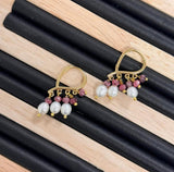 Creoler Med 4 Øjne/Loops - 24K Forgyldt (22x16mm) - Uniq Perler - 0001489635