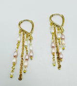 Creoler Med 4 Øjne/Loops - 24K Forgyldt (22x16mm) - Uniq Perler - 0001489635