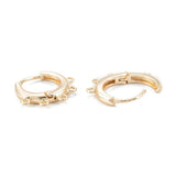 Creoler Med 5 Loops/Øjer - 14K Forgyldt (15x17mm) - Uniq Perler - 111542