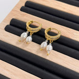 Creoler Med Dobbelt Loop - 18K Forgyldt (17x15mm) - Uniq Perler - 0001489638