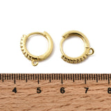 Huggie Creoler Med Kubisk Zirkonia – 18K Langvarig Forgylt Messing (15x14,5mm)