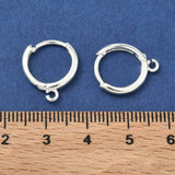 Creoler Med Øje – Langtidsholdbar Sølvbelagt Messing (16x13.5mm) - Uniq Perler - 119092