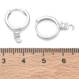 Creoler Med Zirkonia – Langtidsholdbar Platinbelagt Messing (20x4x13mm) - Uniq Perler - 125008