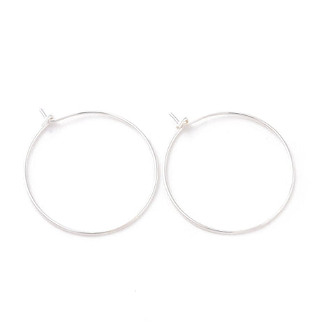 Creoler – Sterling Sølv (24x27mm) - Uniq Perler - 111546