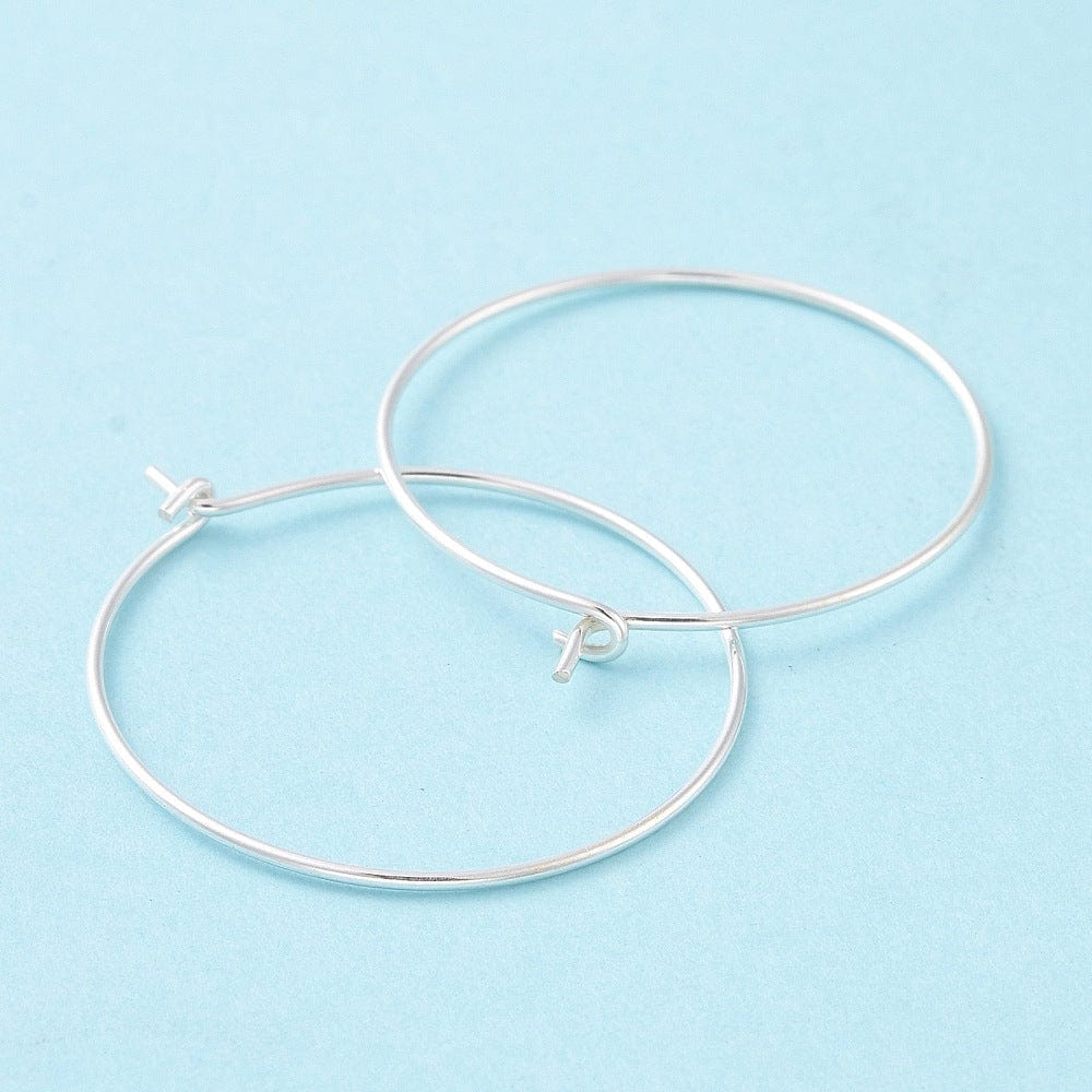 Creoler – Sterling Sølv (24x27mm) - Uniq Perler - 111546