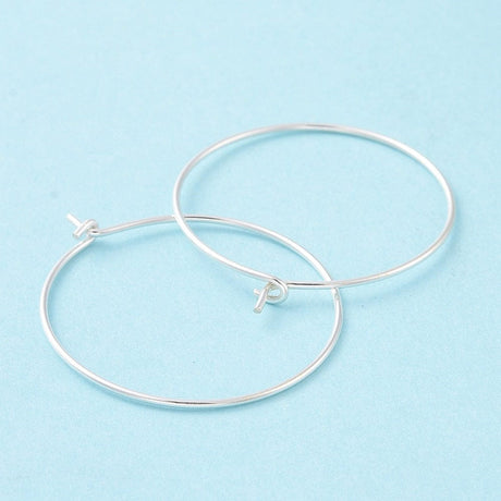 Creoler – Sterling Sølv (24x27mm) - Uniq Perler - 111546