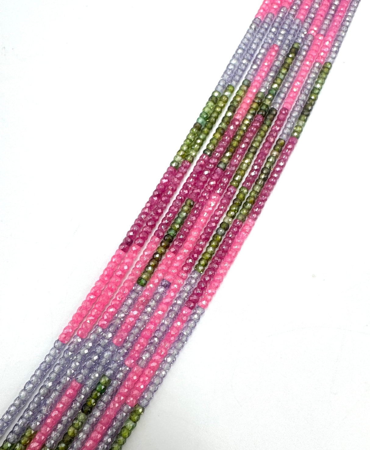 Cubic Zirconia Perler – Facetterede Rondeller (3,5x2,5mm) - Uniq Perler - 119147