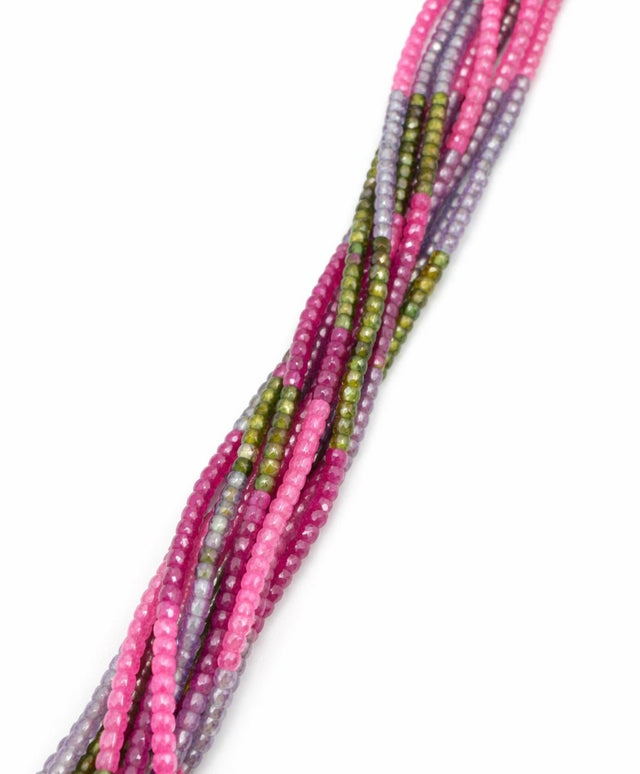 Cubic Zirconia Perler – Facetterede Rondeller (3,5x2,5mm) - Uniq Perler - 119147