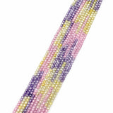 Cubic Zirconia Perler – Facetterede Runde Pink (2mm) - Uniq Perler - 119148