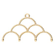 Cymbal Delica Afslutning – 24K Forgyldt (1 stk) - Uniq Perler - 124359