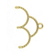 Cymbal Delica Afslutning – Antik Messing (1 stk) - Uniq Perler - 124354