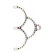 Cymbal Delica Afslutning – Antik silver Messing (1 stk) - Uniq Perler - 124357