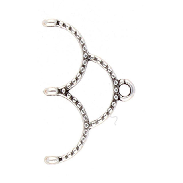 Cymbal Delica Afslutning – Antik silver Messing (1 stk) - Uniq Perler - 124357
