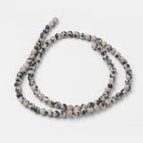 Dalmatiner Jasper Perler – Runde (4mm) - Uniq Perler - 