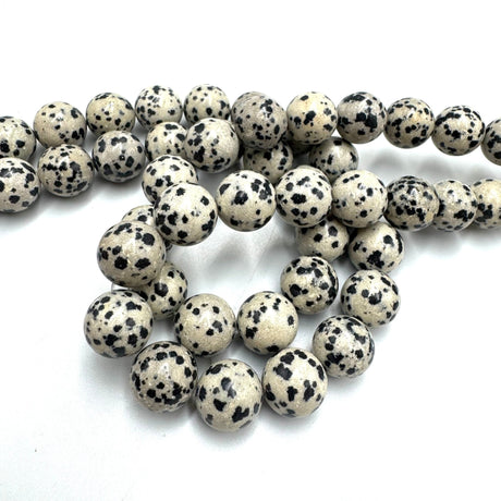 Dalmentiner Jaspis Runde (12mm) - Uniq Perler - 