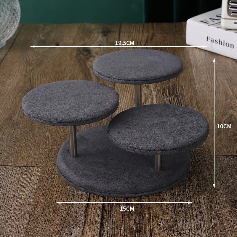 Display Til Udstilling – Mørk Grå Stof - Uniq Perler - 111552