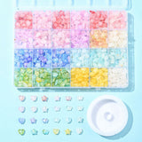 DIY Armbånd Kit – Akrylperler & Charms (Mix Farver) - Uniq Perler - 122103