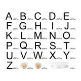 DIY Armbånds Sæt – Bogstavperler, Elastik & Opbevaring - Uniq Perler - 113664