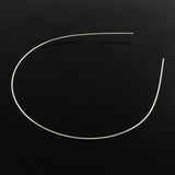 DIY Hårbøjle - Platin Farvet, 5 Stk - Uniq Perler - 298848