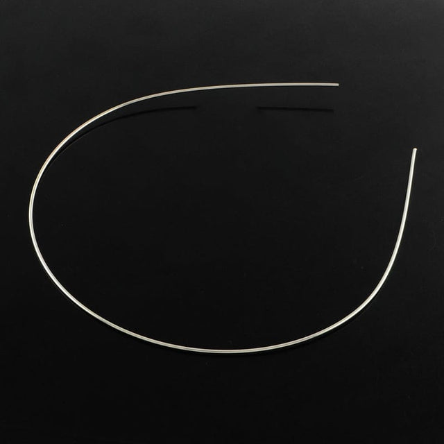 DIY Hårbøjle - Platin Farvet, 5 Stk - Uniq Perler - 298848