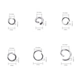 DIY Kasse Med Stål Øskner – Mix Størrelser (2 - 6,4mm) - Uniq Perler - 114333