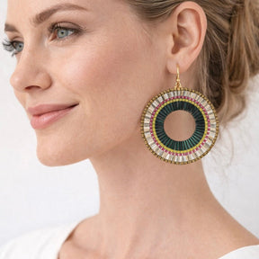 DIY Miyuki Circle Øreringe Sæt (1 Par) - Uniq Perler - 117222