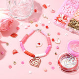 DIY Sæt – 14 Forskellige Perler, Vedhæng & Elastik - Uniq Perler - 115849