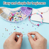 DIY Sæt – 18 Farver Seed Beads, Vedhæng & Elastik - Uniq Perler - 115846