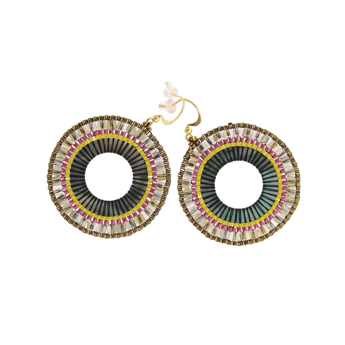 DIY Sæt –Circle øreringe - 1 par - Uniq Perler - 