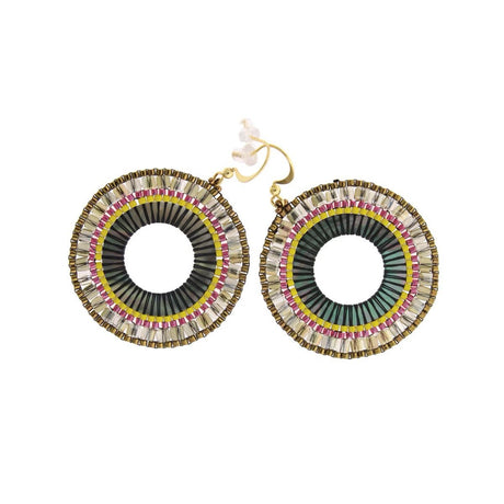 DIY Sæt –Circle øreringe - 1 par - Uniq Perler - 