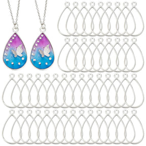 DIY - Set - Teardrop pendant, (50 pcs.) - Uniq Perler - 115637