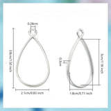 DIY - Sæt - Dråbeformet vedhæng, (50 stk.) - Uniq Perler - 115637