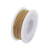 DIY Sæt – Forgyldt Stål Med Kæde, Låse og Øskner - Uniq Perler - 11854