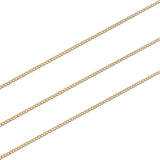 DIY Sæt – Forgyldt Stål Med Kæde, Låse og Øskner - Uniq Perler - 11854