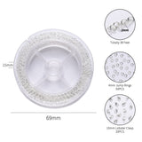 DIY Sæt - Forsølvet Kæde Sæt Med Kæde, Låse og Øskner - Uniq Perler - 111555