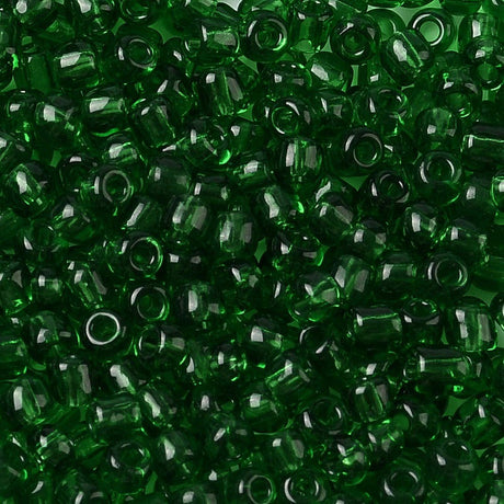 Diy Set - Glass Beads Seed Beads – Round Green (2 - 4mm, 25 bags) - Uniq Perler - 117271