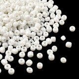 Diy Sæt - Glasperler Seed Beads – Runde Hvide (2 - 4mm, 25 poser) - Uniq Perler - 117276