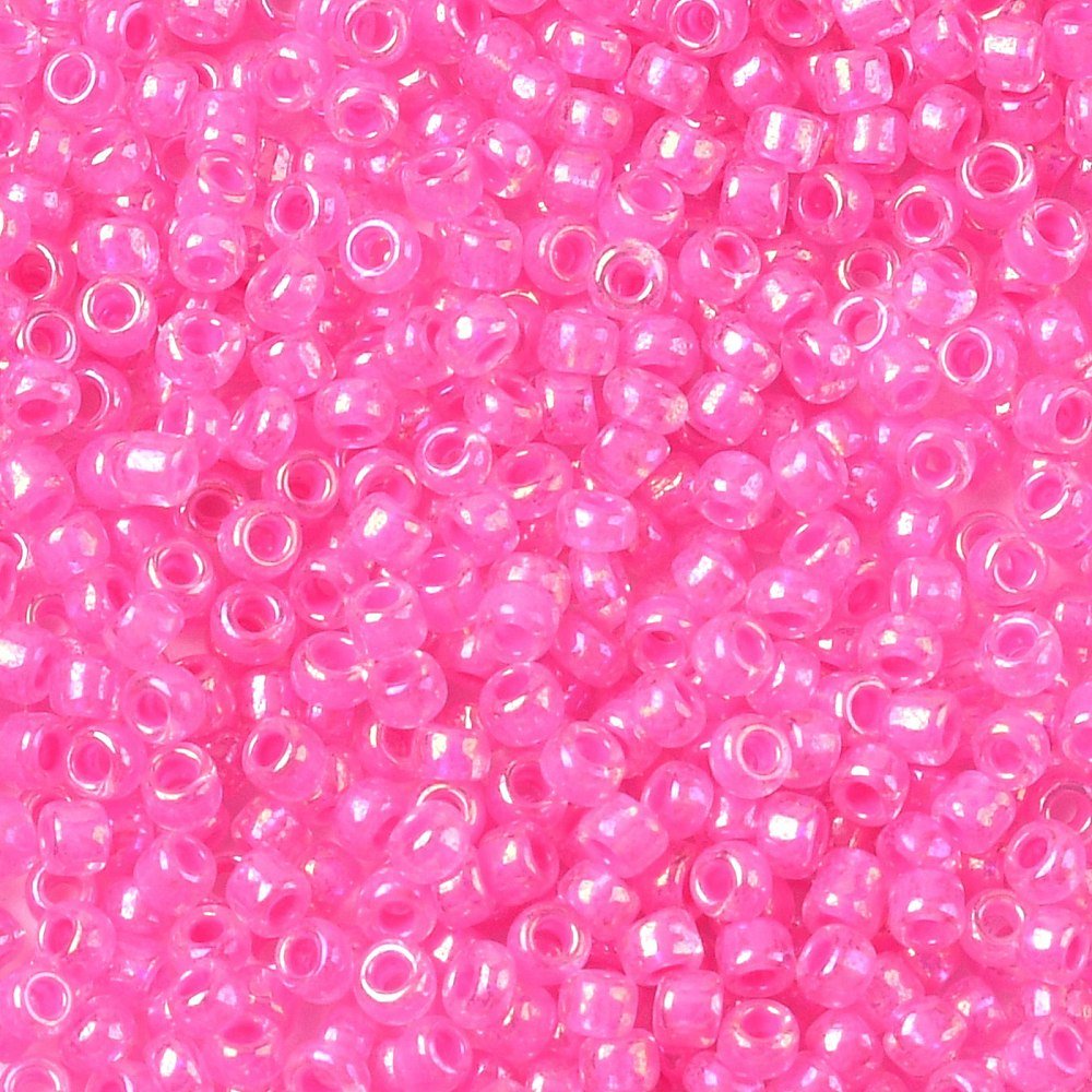Diy Set - Glass Beads Seed Beads – Round Pink (2 - 4mm, 25 bags) - Uniq Perler - 117273