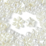 DIY Sæt Med Plastik perler & Elastik – Hvid - Uniq Perler - 115847