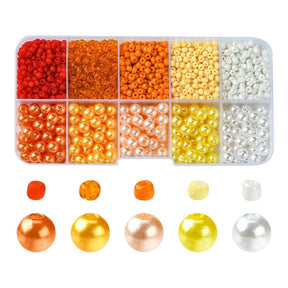 DIY Set – Perlen + Glas-Seed-Beads (Mix Farben) - Uniq Perler - 