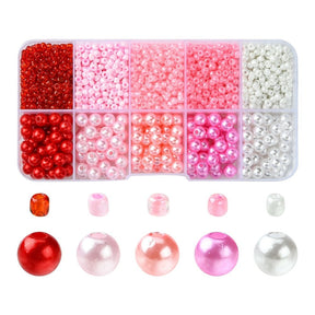 DIY Set – Perlen + Glas-Saatperlen (Mix Farben) - Uniq Perler - 