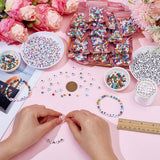 DIY Smykkesæt Med Perler Og Elastiksnor – Farve Mix - Uniq Perler - 118589