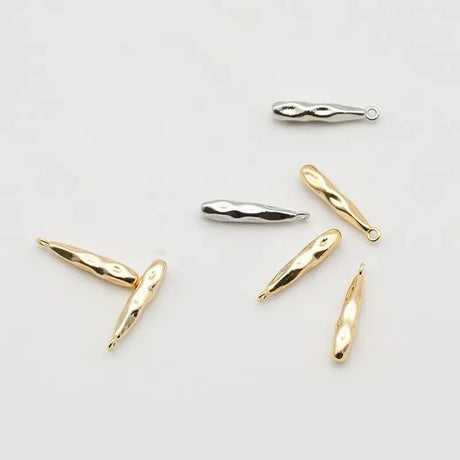 Dråbe Vedhæng, Forgyldt, 22mm - Uniq Perler - 0001489719