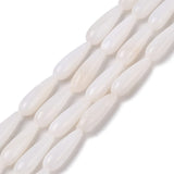 Dråbeformet Shell Perler, 15x5mm - Uniq Perler - 112388